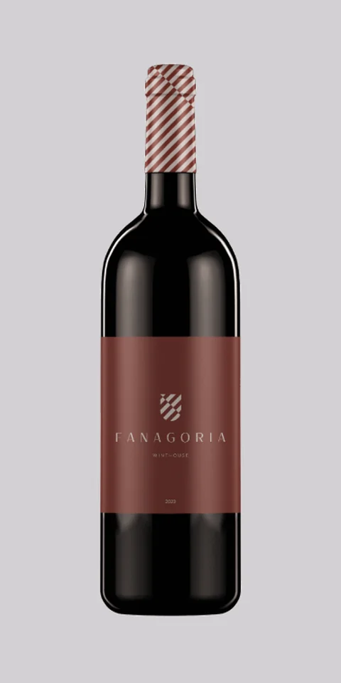 Fanagoria bottle, new red label